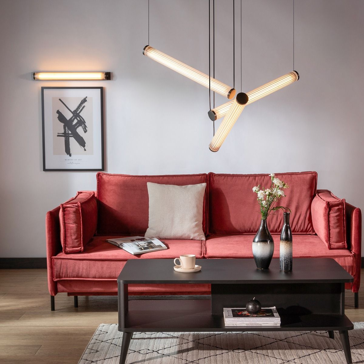 1238 COMO LAMPA WISZĄCA TYTAN
