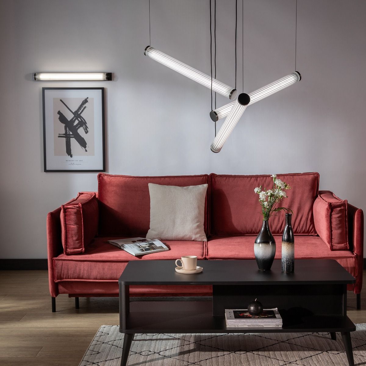 1238 COMO LAMPA WISZĄCA TYTAN