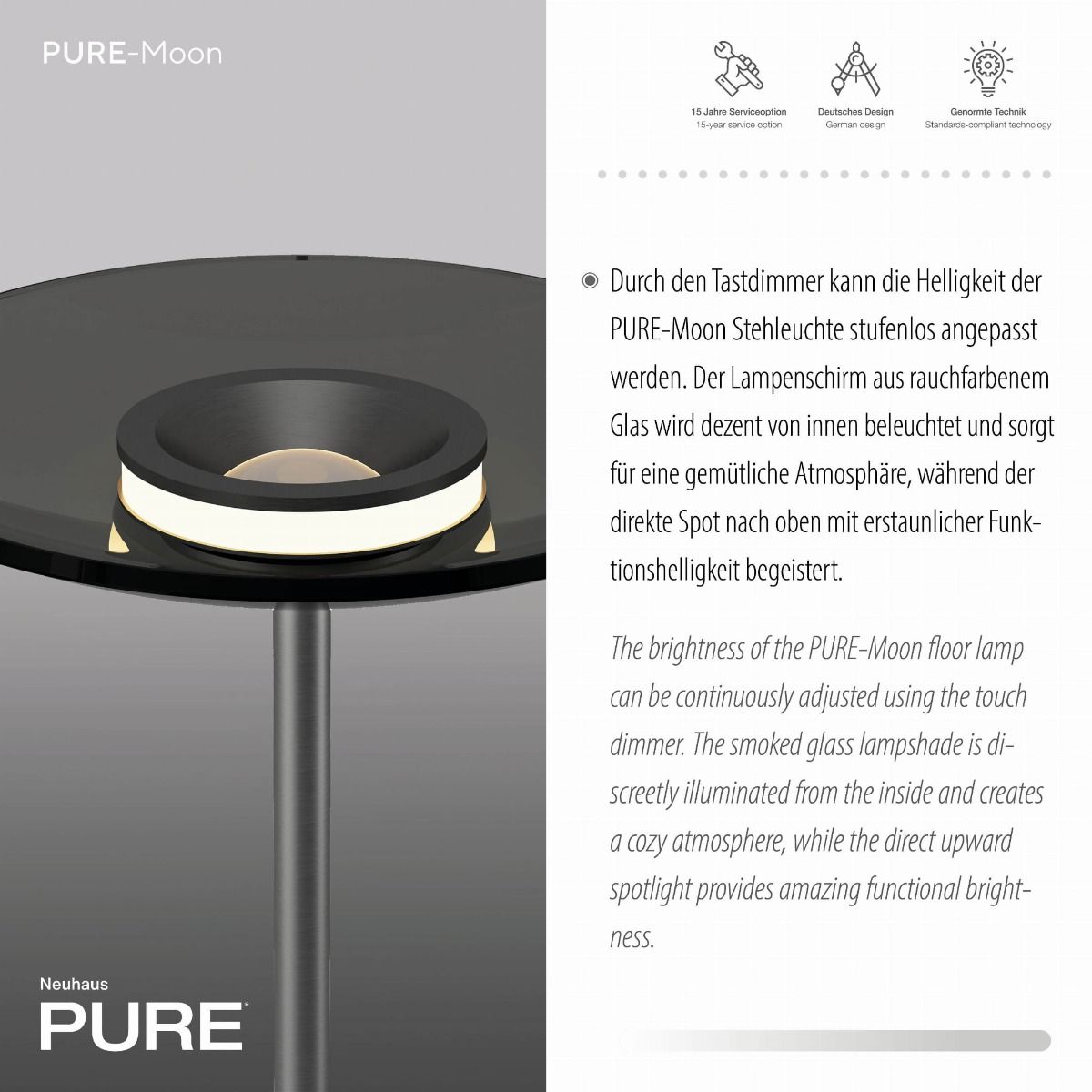 Lampa podłogowa PURE MOON 594-15