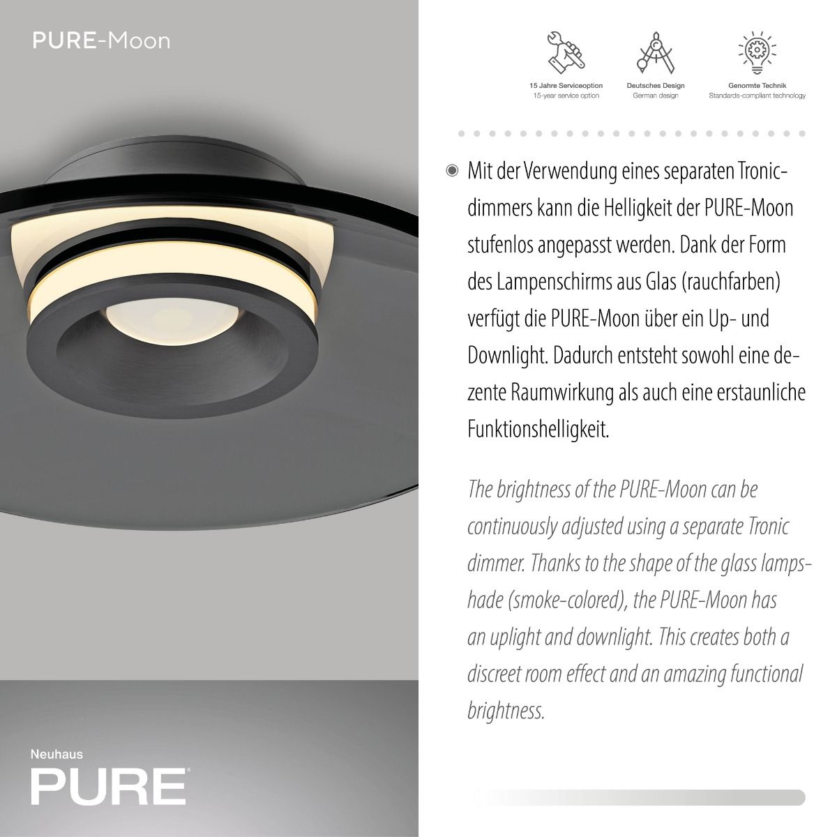 Lampa sufitowa PURE MOON 6094-15
