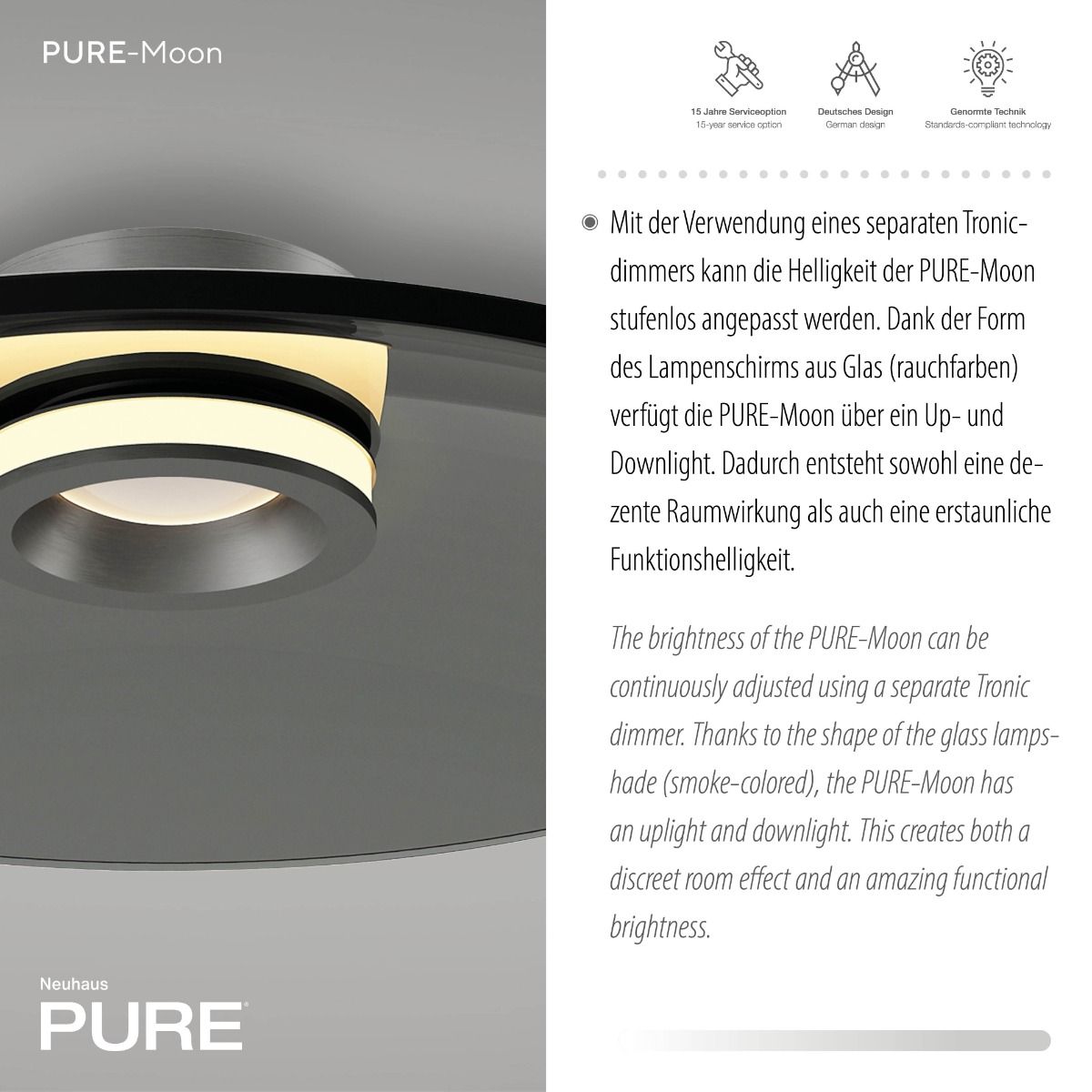 Lampa sufitowa PURE MOON 6095-15