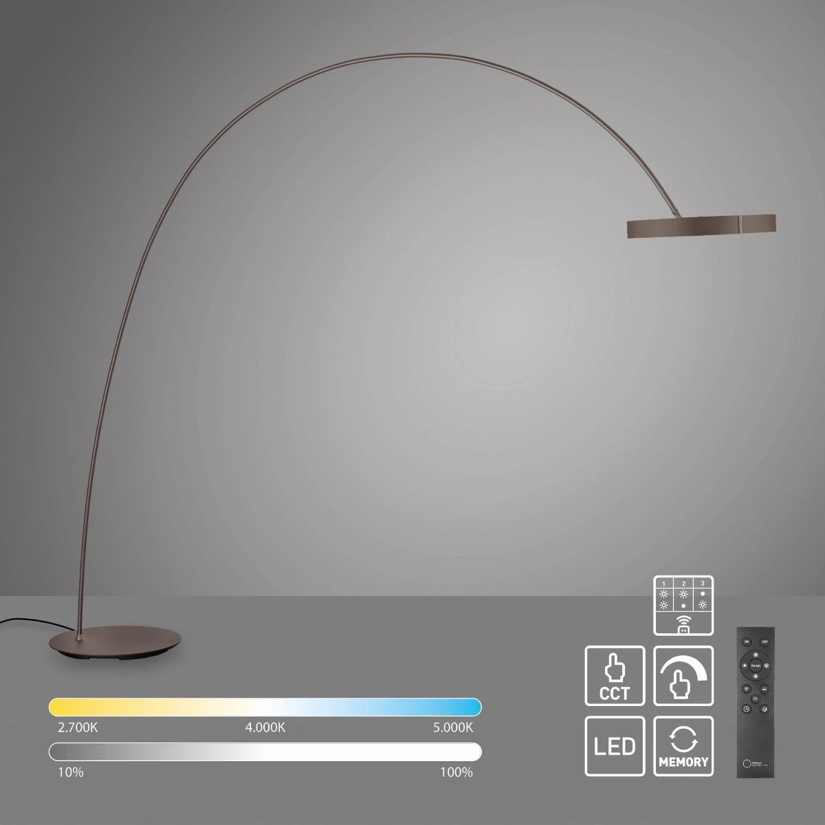 Lampa podłogowa PURE CLIPSE-BOW 562-34