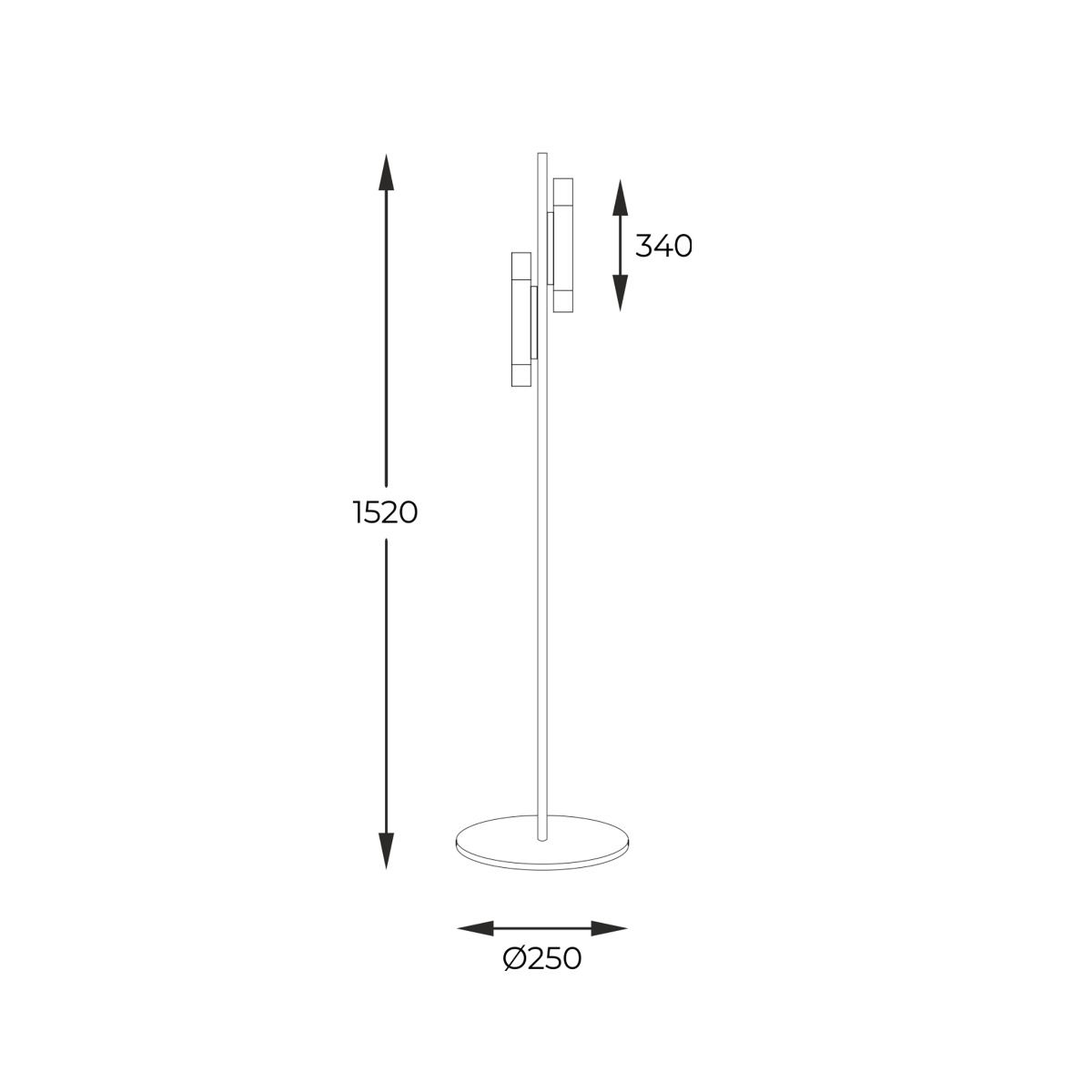 Lampa podłogowa MADERA 8310144