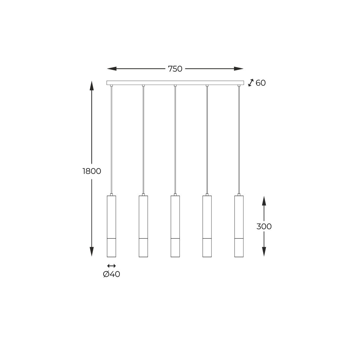 Lampa wisząca MADERA 8620403