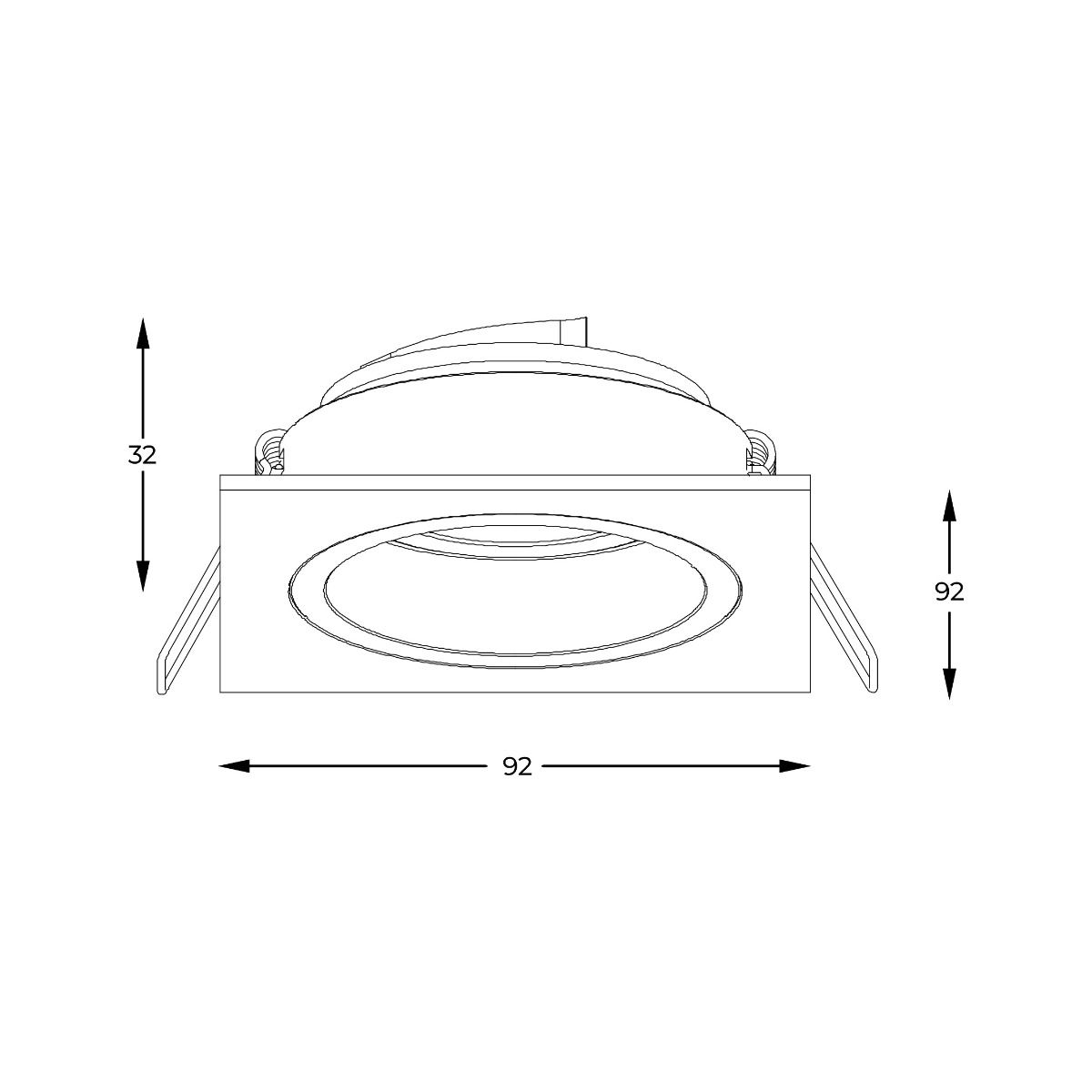 Spot CHUCK DL SQUARE WHITE 92703-N