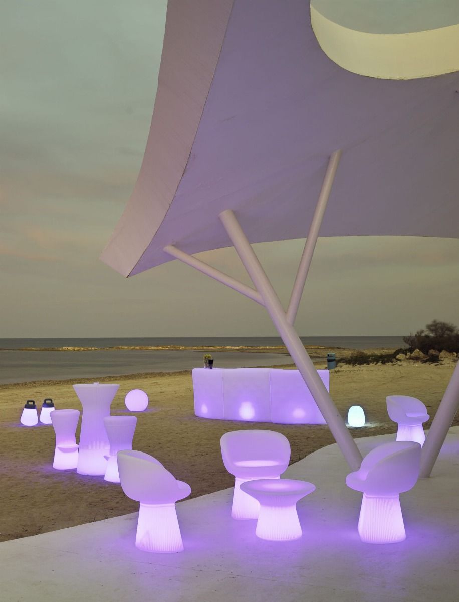 Krzesło solarne LED RGB MALLORCA IP65 3246
