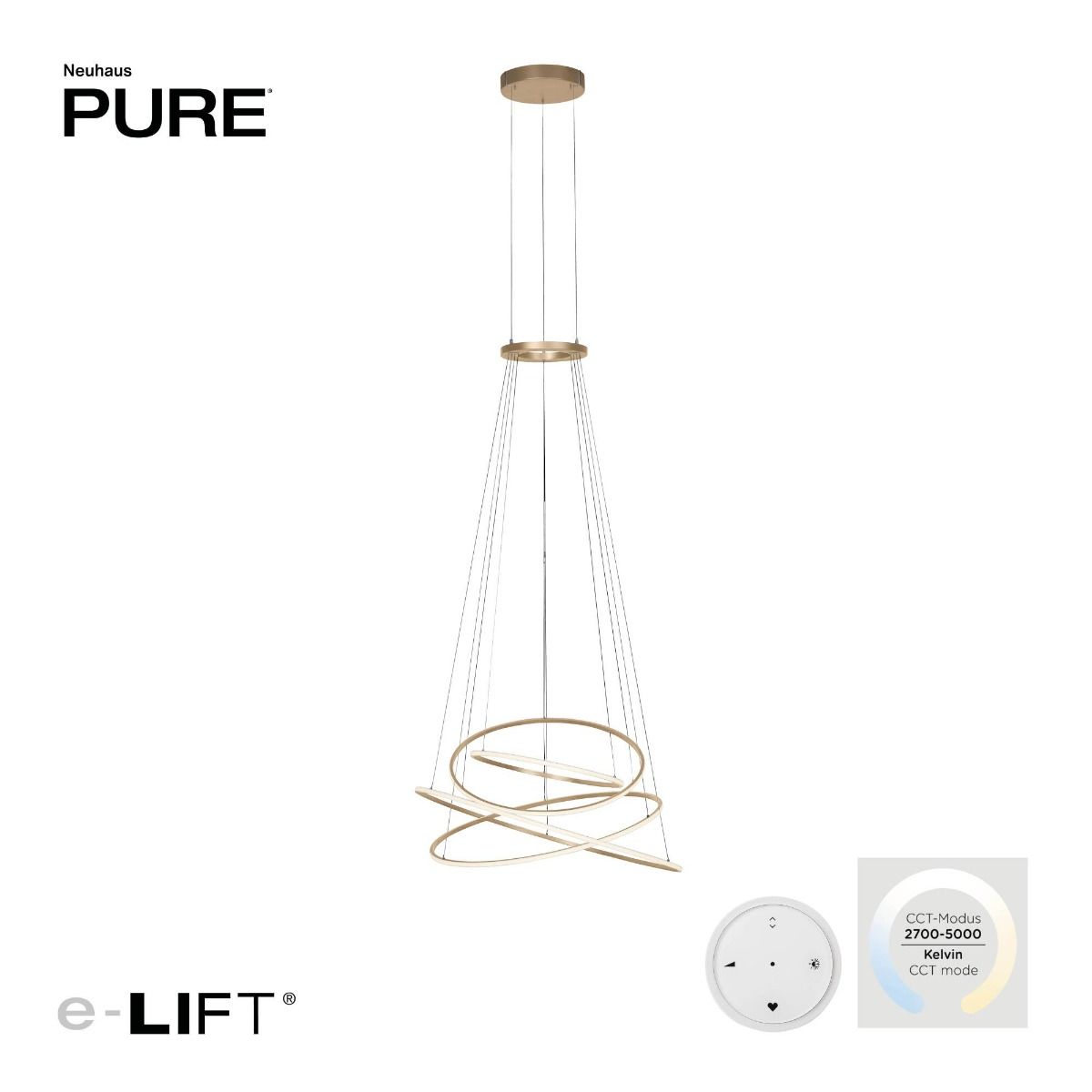 Lampa wisząca PURE E-FLYING RINGS 2566-97