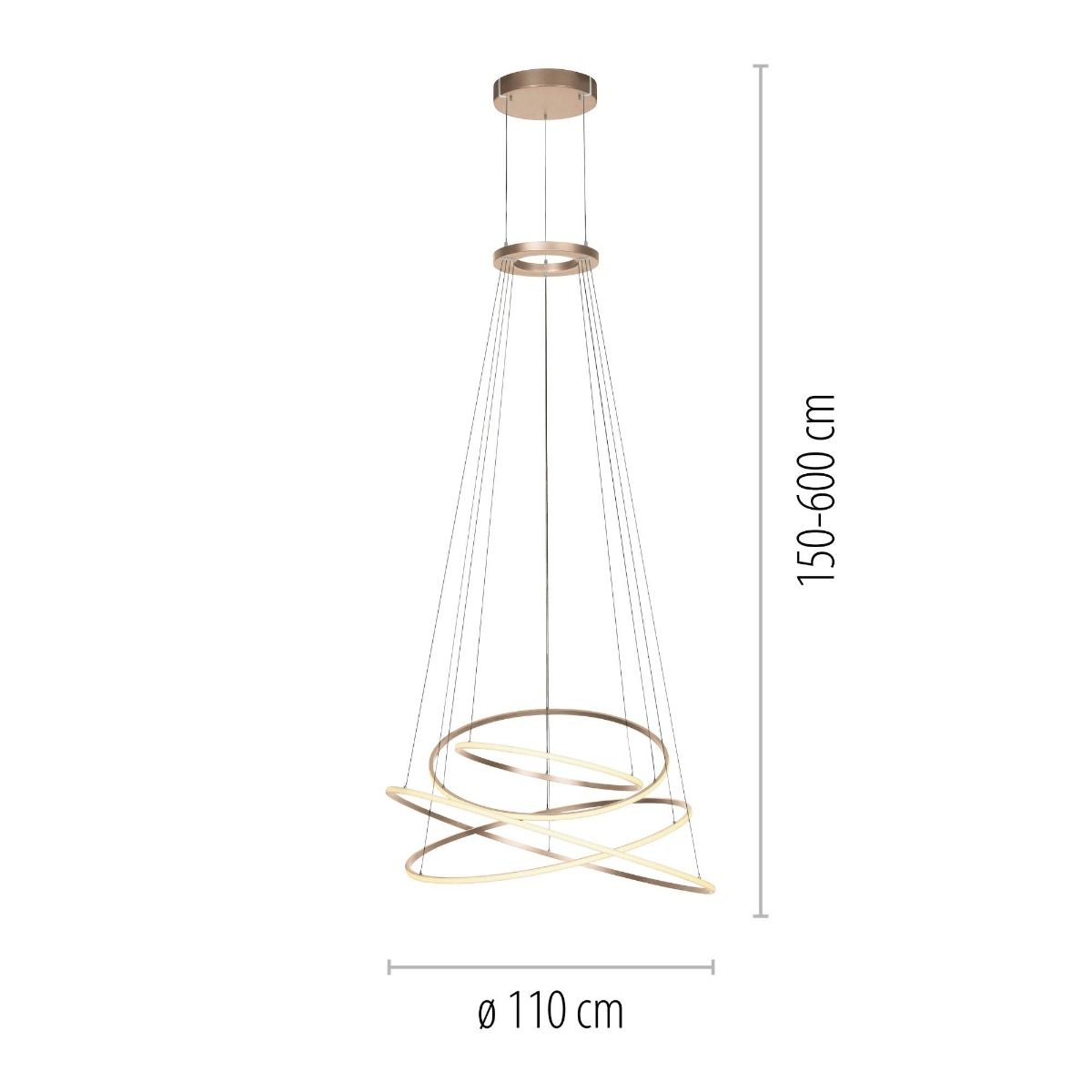 Lampa wisząca PURE E-FLYING RINGS 2566-97