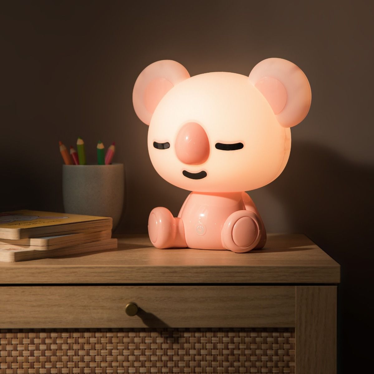 KDR-611-PK LAMPA STOŁOWA KOALA RÓŻOWA/PINK