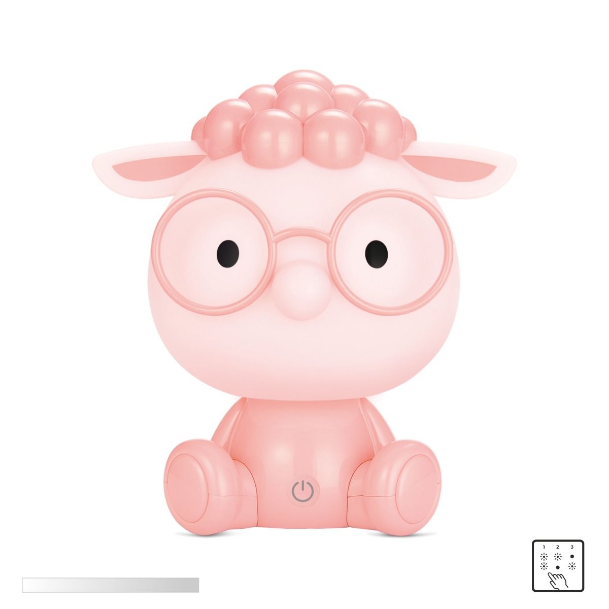 KDR-612-PK LAMPA STOŁOWA OWCA RÓŻOWA/PINK