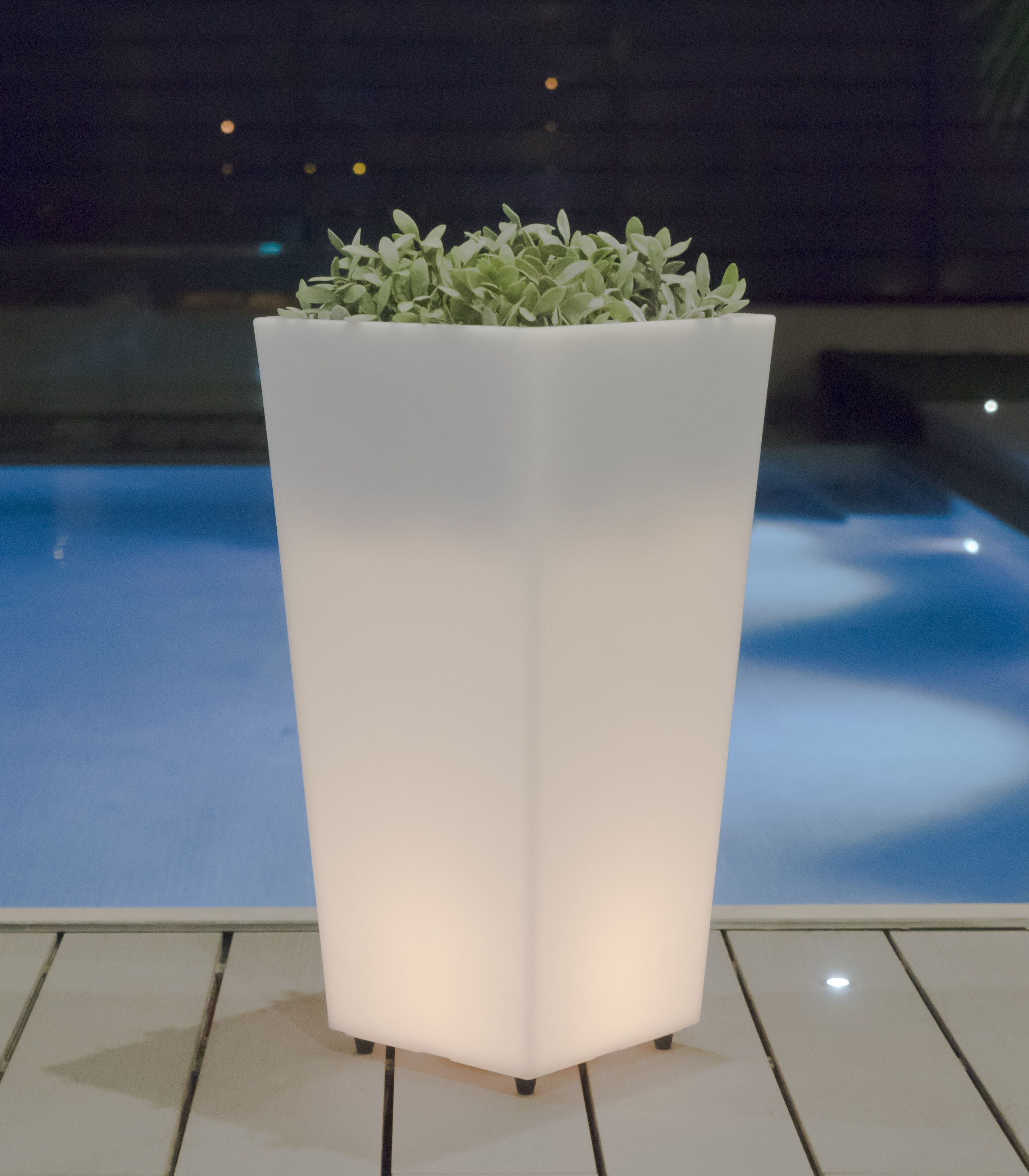 Doniczka solarna MELISA 40 LED RGB 3345