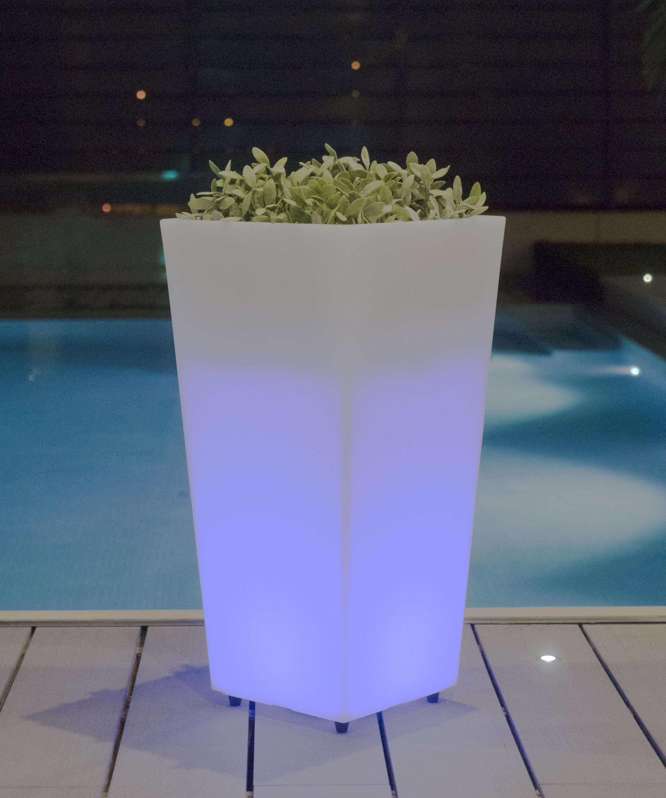 Doniczka solarna MELISA 50 LED RGB 3354