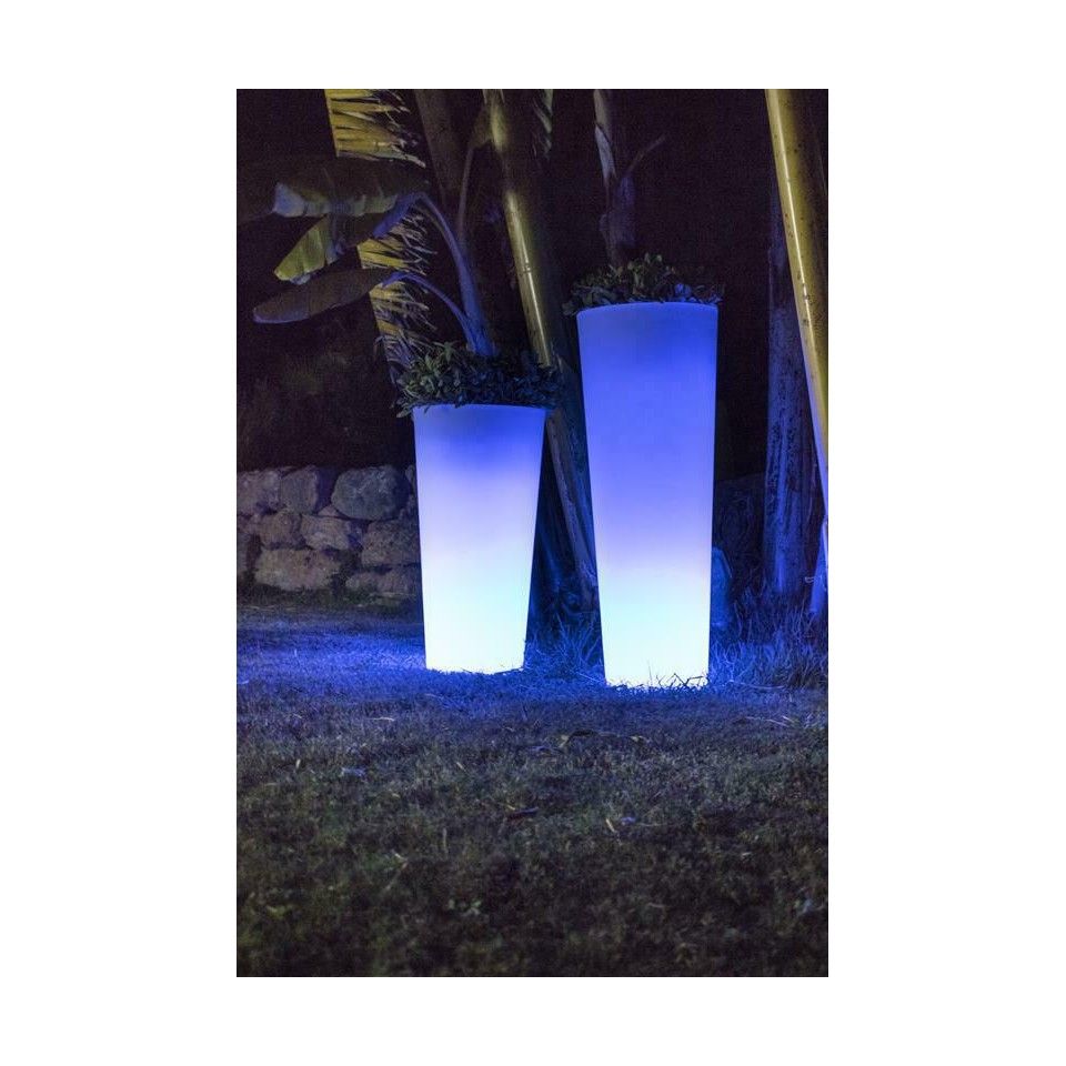 Doniczka solarna FICUS LED RGB 3341
