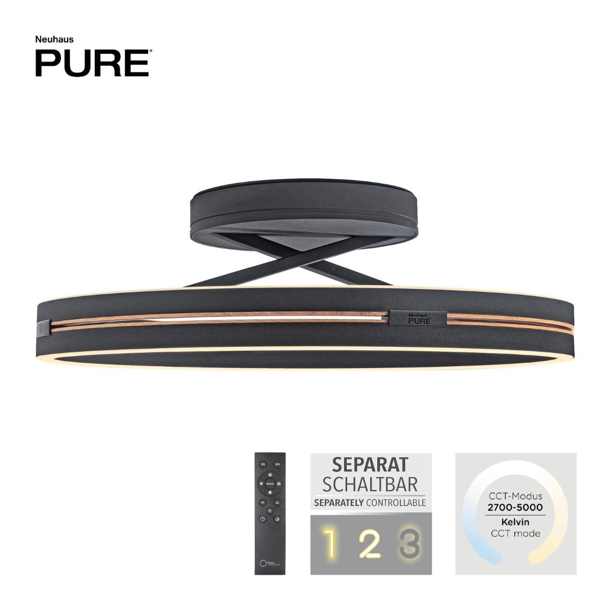 Lampa sufitowa PURE E-LOOP 6552-18