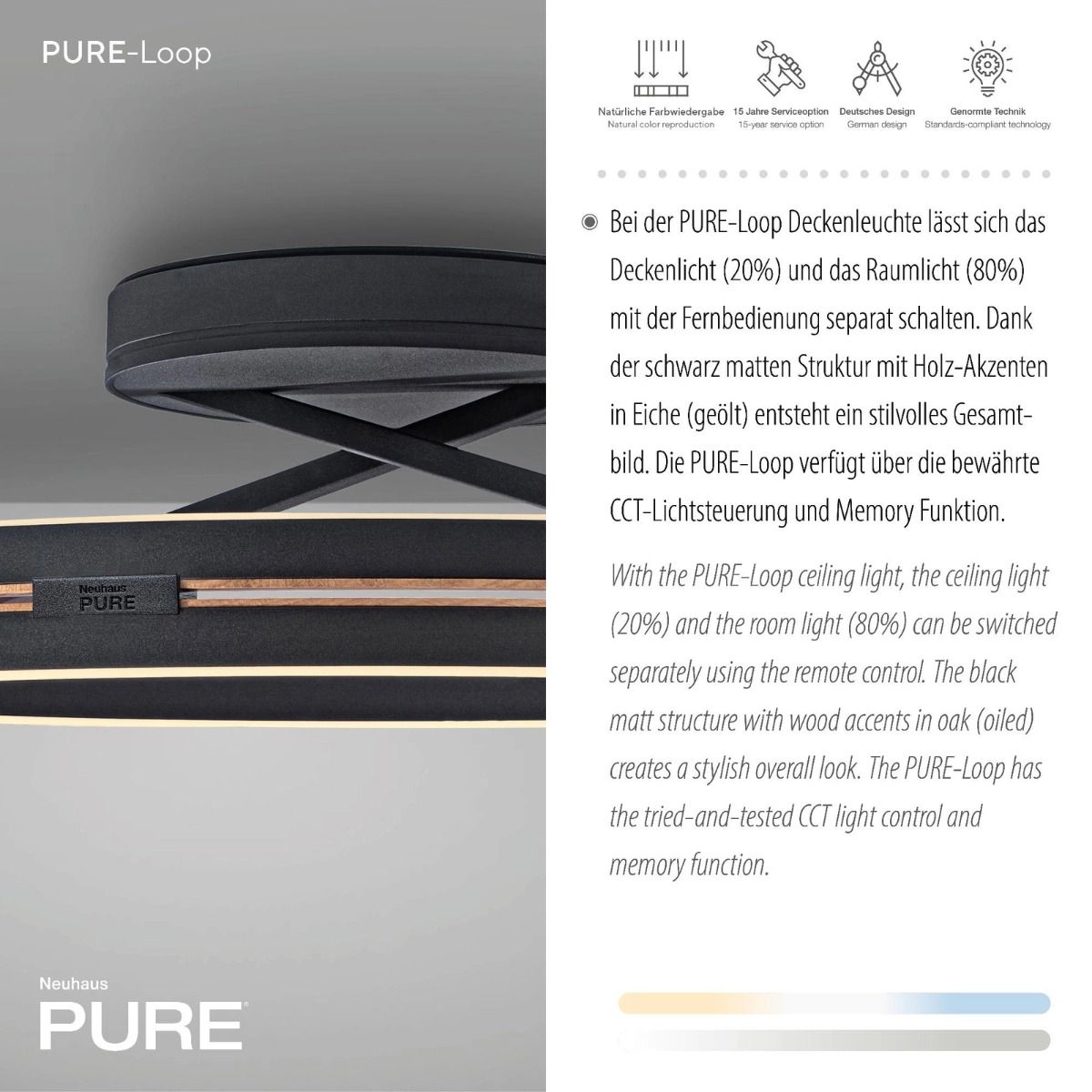 Lampa sufitowa PURE E-LOOP 6552-18