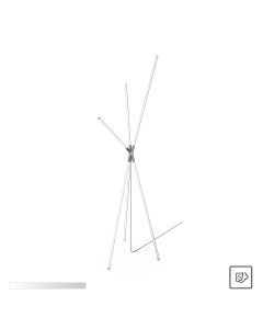 1005 LAUTARO LAMPA PODŁOGOWA CZARNA/BLACK