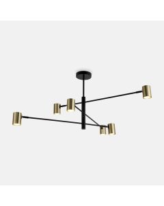 Lampa sufitowa PEDRO PEN4104-6GD+BK